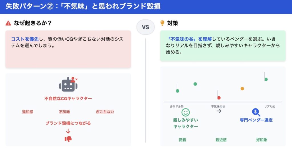 失敗パターン2_「不気味」と思われブランド毀損