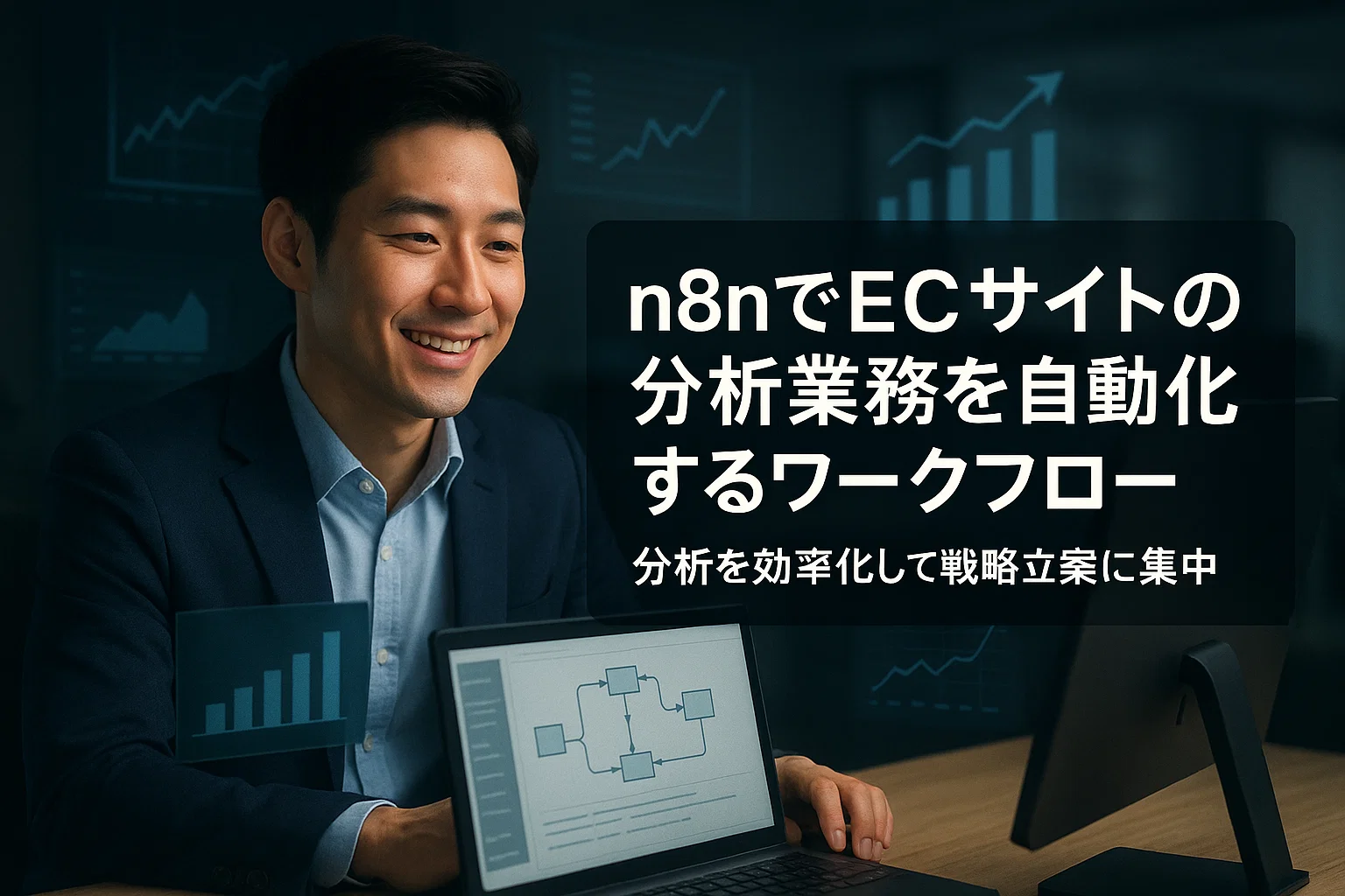 n8nでECサイトの分析業務を自動化するワークフロー｜分析を効率化して戦略立案に集中
