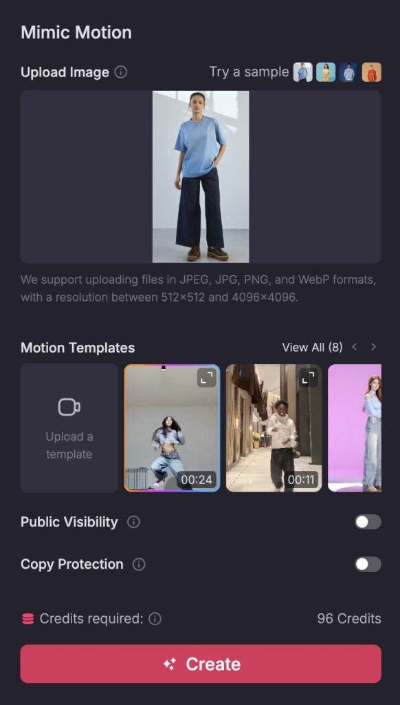 Pollo.ai_モーション機能