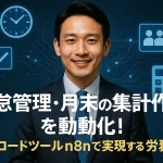 勤怠管理・月末の集計作業を自動化！ノーコードツールn8nで実現する労務DX