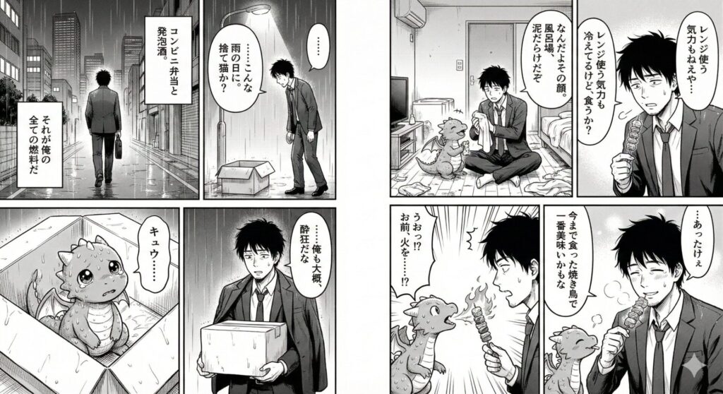 Nano Banana Pro_Geminiで構成を作った漫画